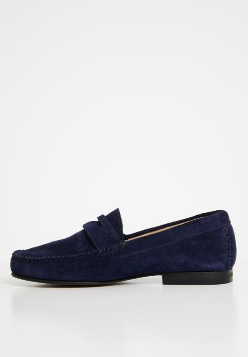 Superbalist - Pete suede mocassin - navy 