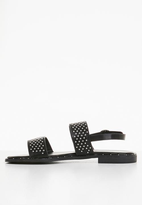 Truffle - Studded sandal - black