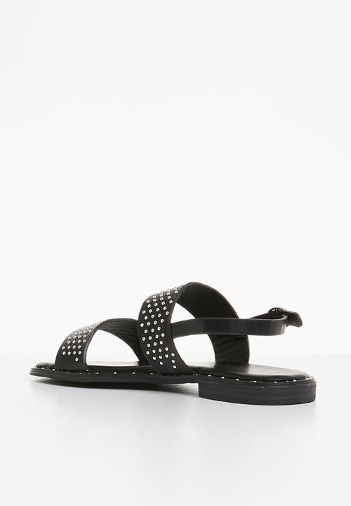 Truffle - Studded sandal - black