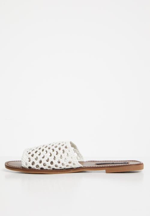 Cherry Collection - Caralina woven sandal - white