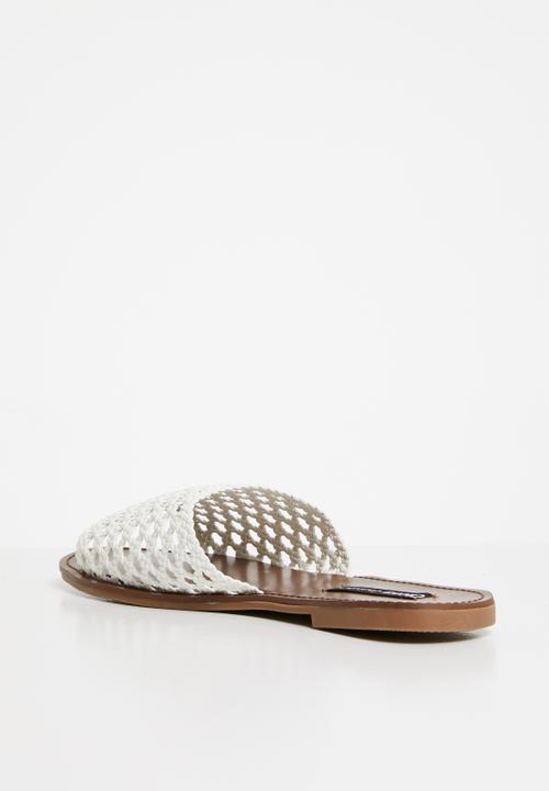 Cherry Collection - Caralina woven sandal - white