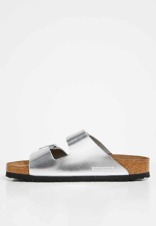 Birkenstock - Arizona wider fit - metallic silver