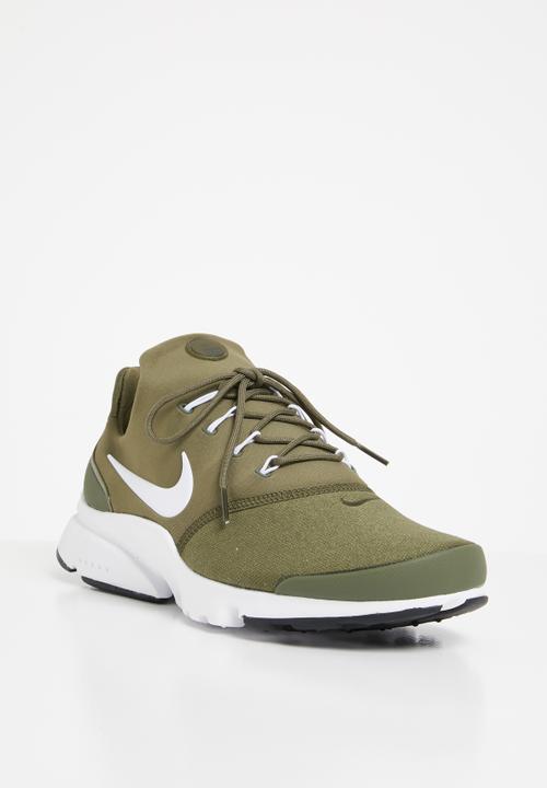 Nike - Presto fly - medium olive, white & black 