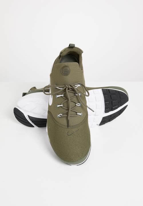 Nike - Presto fly - medium olive, white & black 
