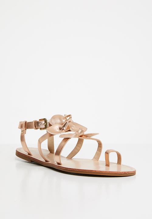 Miss Black - Hania sandal - rose gold