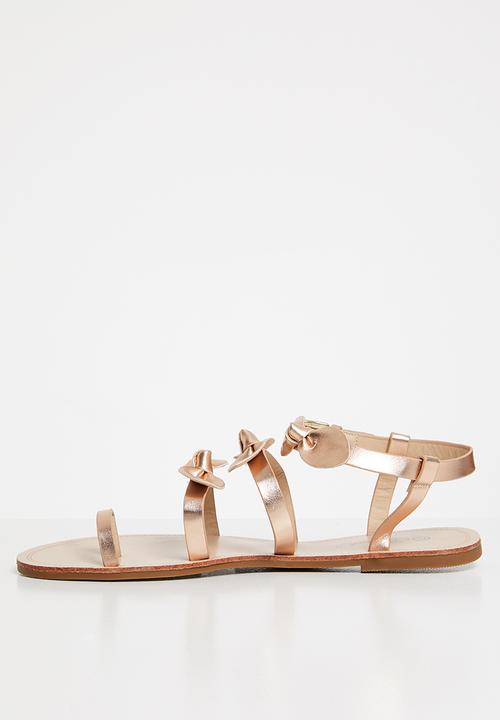 Miss Black - Hania sandal - rose gold