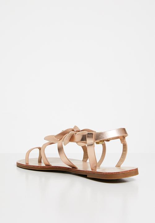 Miss Black - Hania sandal - rose gold