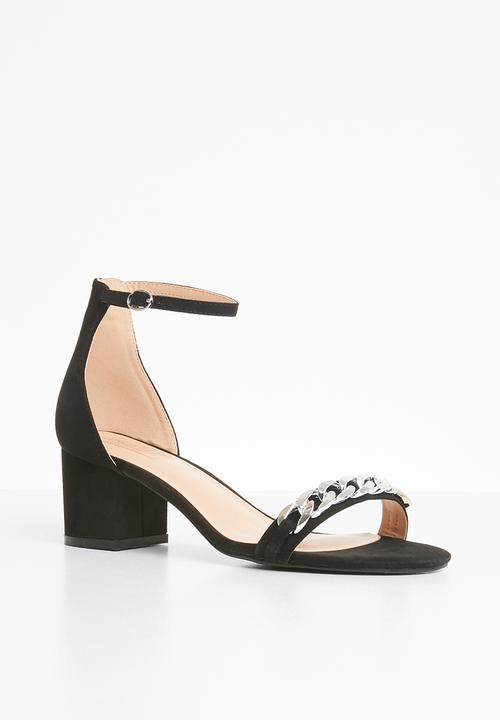 Truffle - Chain heel - black