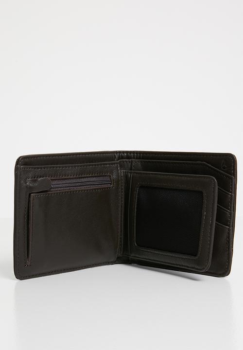 Nixon - Satellite big bill bi-fold wallet  - brown