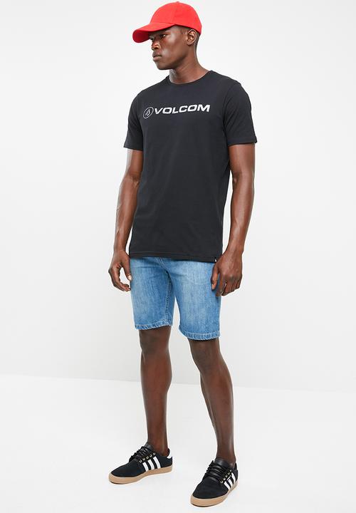 Volcom - Euro pencil short sleeve T-shirt - black