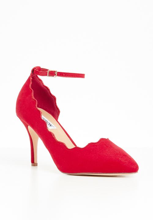 Madison® - Ankle strap heels - red