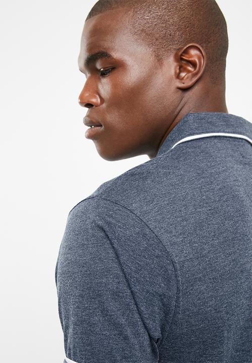 STYLE REPUBLIC - Block pique golfer - blue