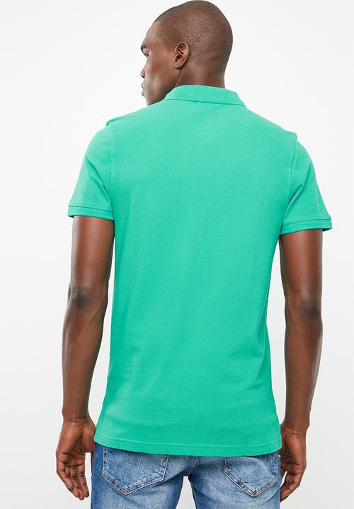 STYLE REPUBLIC - Crown piquet golfer - green
