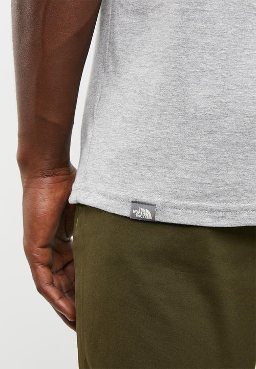 The North Face - Short sleeve fine tee - grey 