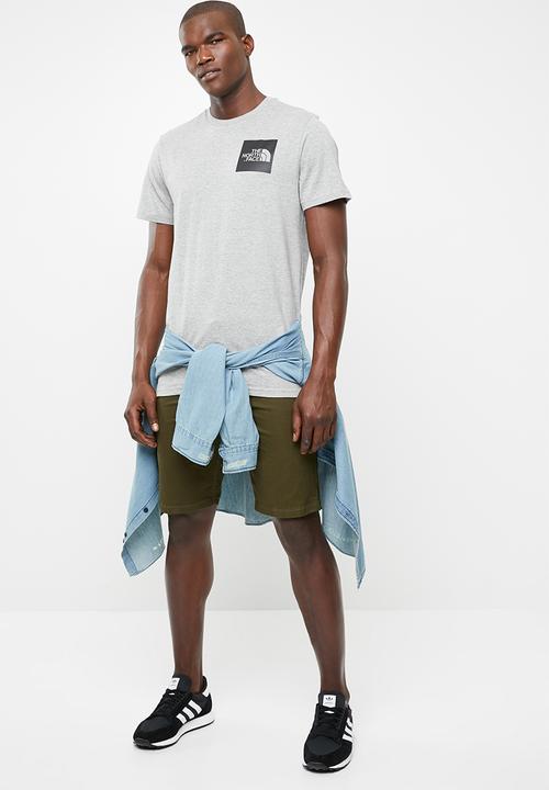The North Face - Short sleeve fine tee - grey 