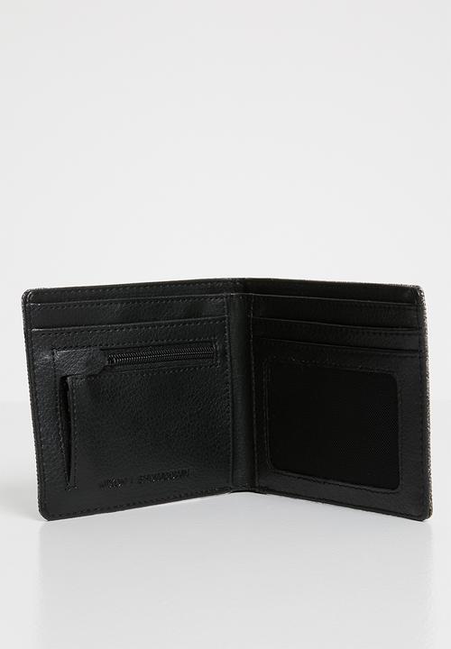 Nixon - Showdown bi-fold zip wallet  - grey 