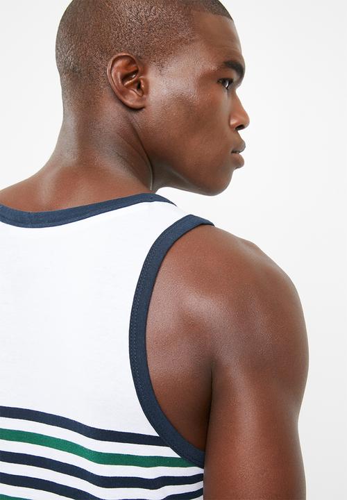 Brave Soul - Naval scoop neck vest - green