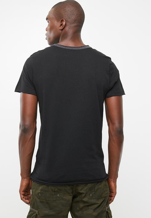 Brave Soul - Haus short sleeve tee - black