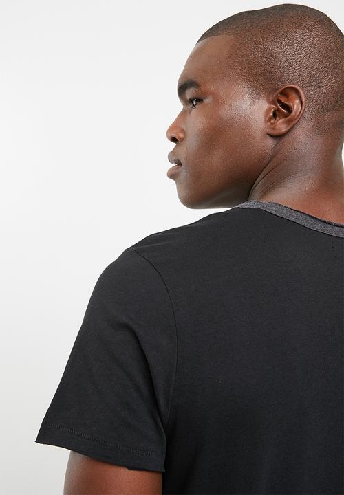 Brave Soul - Haus short sleeve tee - black