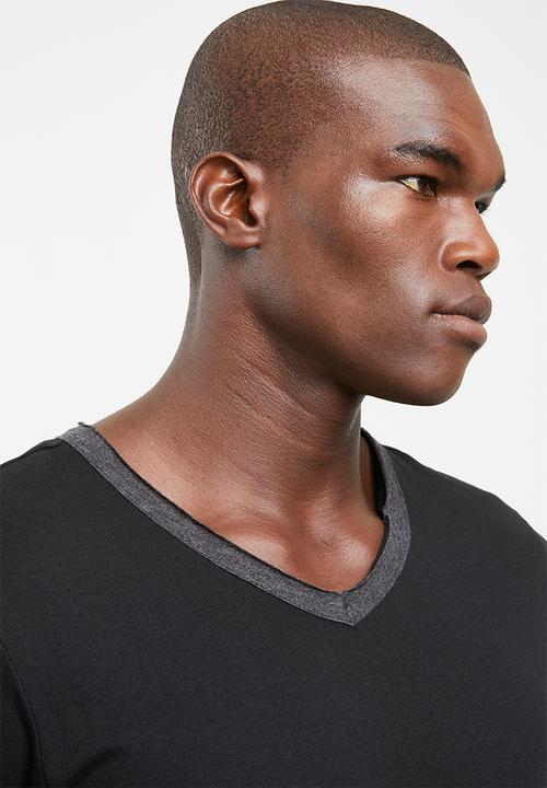 Brave Soul - Haus short sleeve tee - black