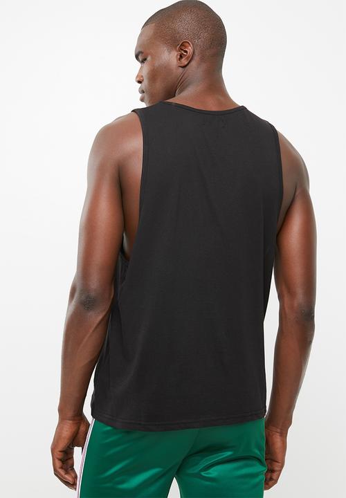 Brave Soul - Deakin scoop neck vest - black