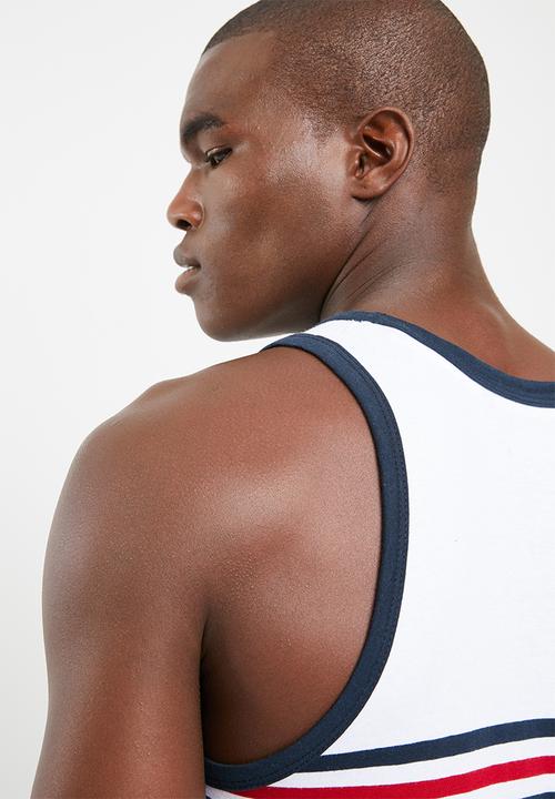 Brave Soul - Naval scoop neck vest - red