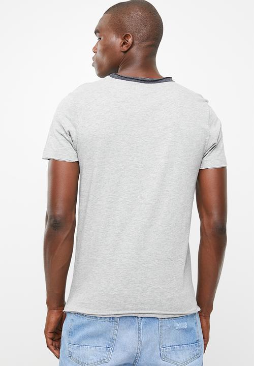 Brave Soul - Haus short sleeve tee - grey