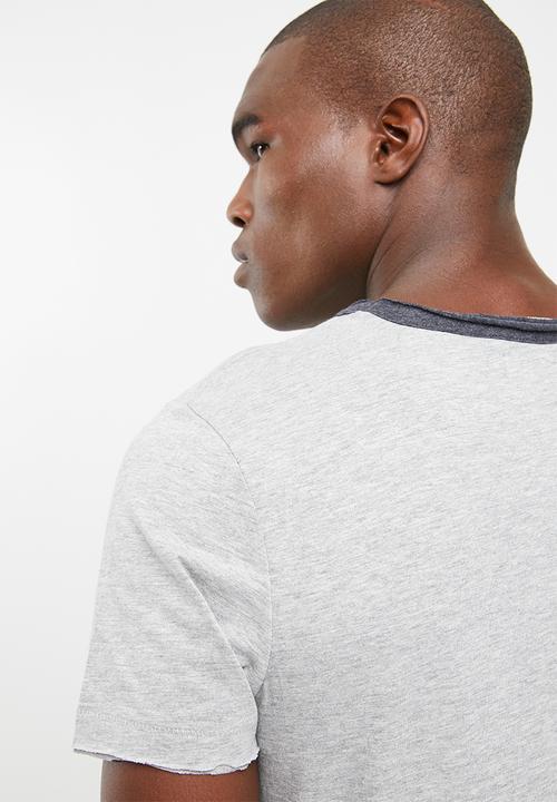 Brave Soul - Haus short sleeve tee - grey