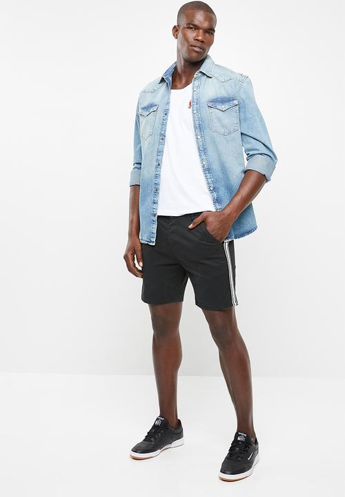 Brave Soul - Deakin scoop neck vest - white