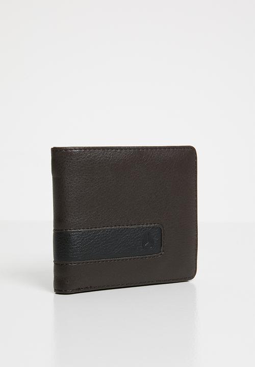 Nixon - Showtime bi-fold ID zip wallet - brown