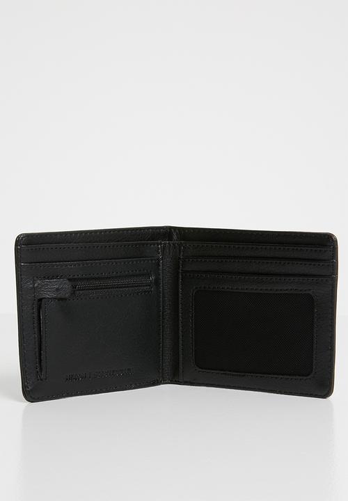 Nixon - Showtime bi-fold ID zip wallet - brown