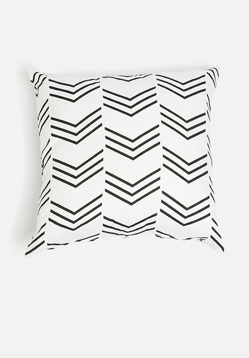 Sixth Floor - June cushion cover - black & white