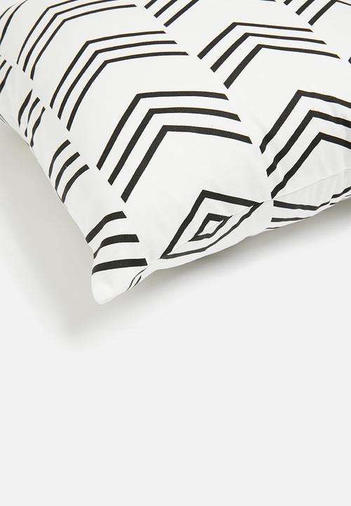 Sixth Floor - June cushion cover - black & white