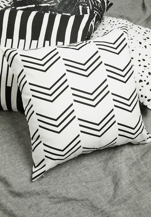 Sixth Floor - June cushion cover - black & white