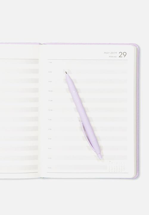 Typo - 2019 a5 daily buffalo diary - purple 