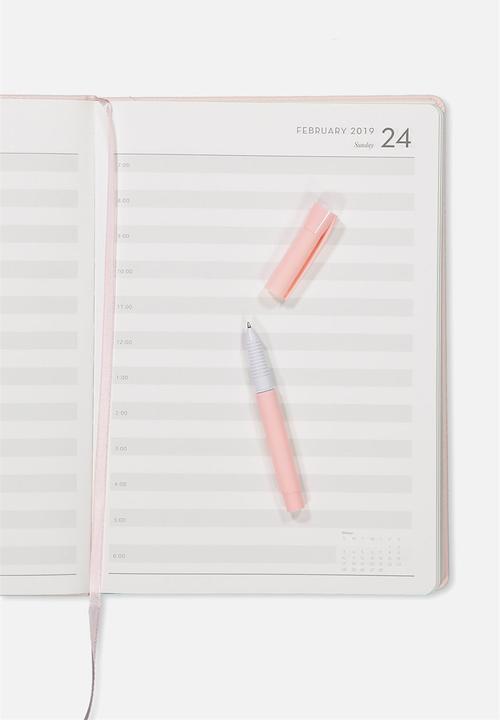Typo - 2019 a4 daily buffalo diary - peach 