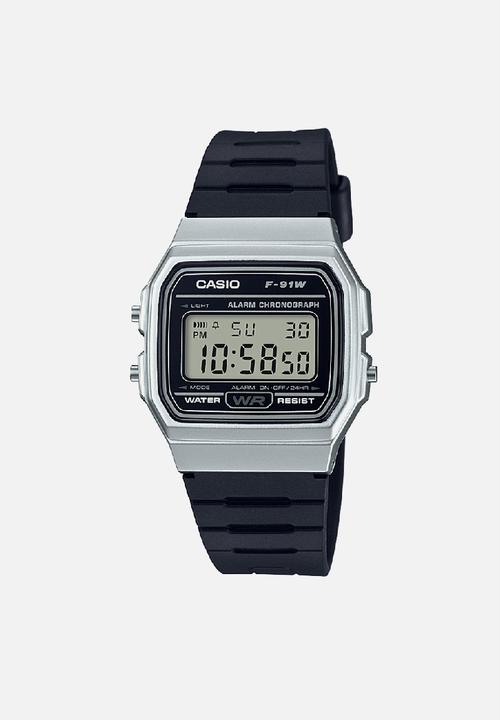 digital watch silver