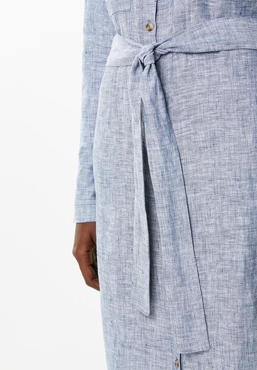 Superbalist - Midi length shirt dress - blue