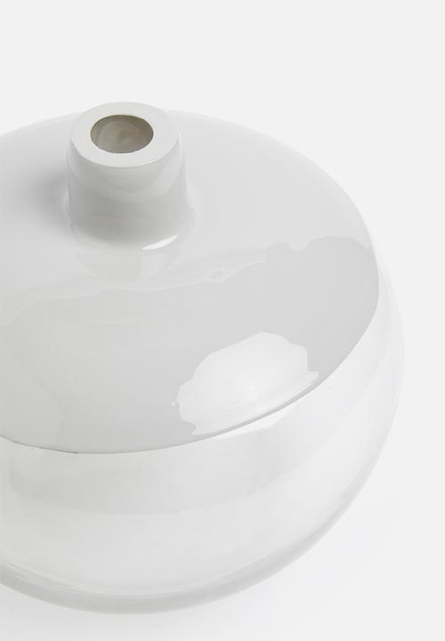 Sixth Floor - Echo glass vase - grey