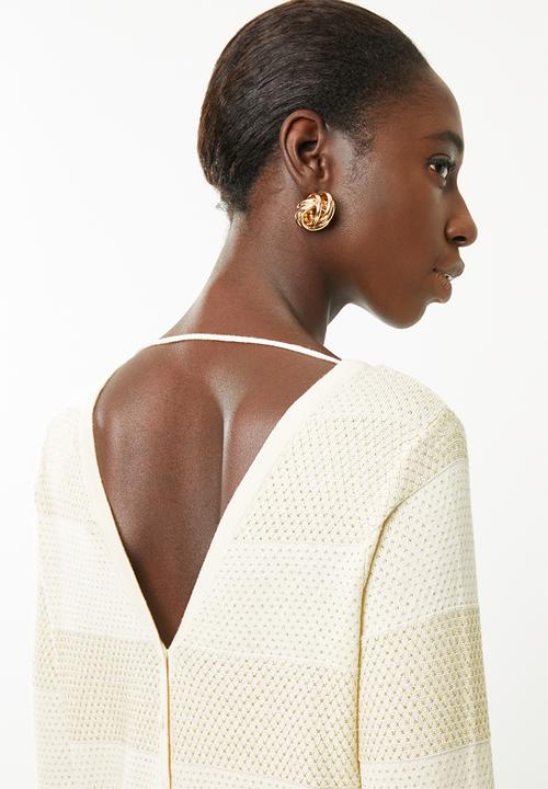 Vero Moda - Francine long sleeve button back cardi - cream 