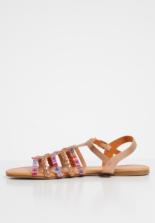 Sarah J - Strappy sandals  - rose gold