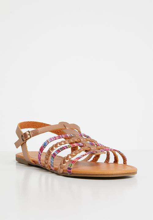 Sarah J - Strappy sandals  - rose gold