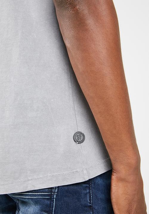 S.P.C.C - Courage printed tee - grey