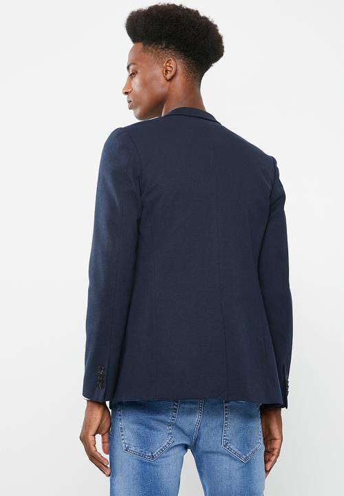 New Look - Pique blazer - navy 