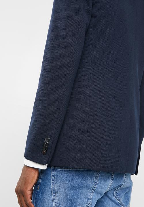 New Look - Pique blazer - navy 