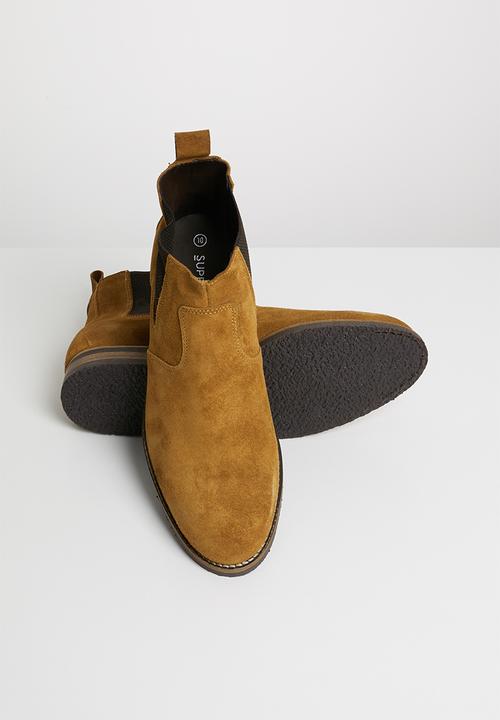 Superbalist - Cameron suede chelsea boot - tan 