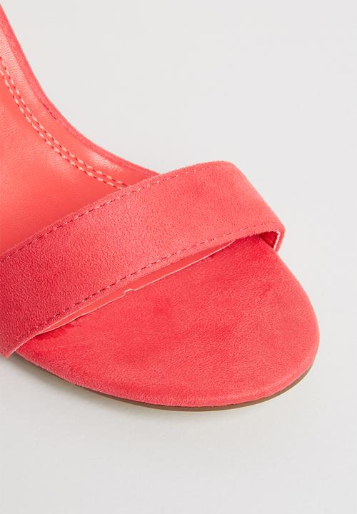 Dolce Vita - Savanna ankle strap heels - coral