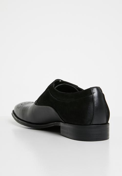 POLO - Oxford punched vamp - black