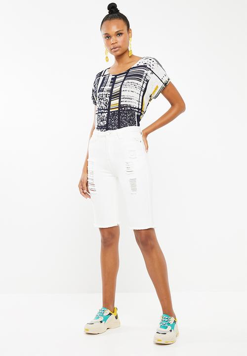 Revenge - Cap sleeve top - multi