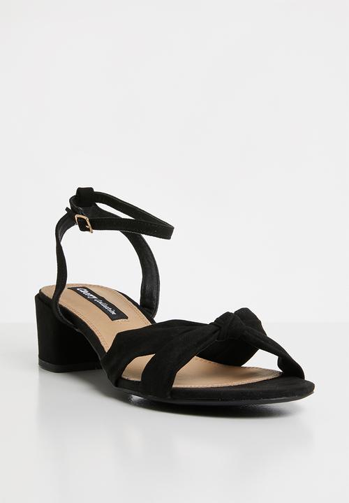 Cherry Collection - Seattle block heel - black